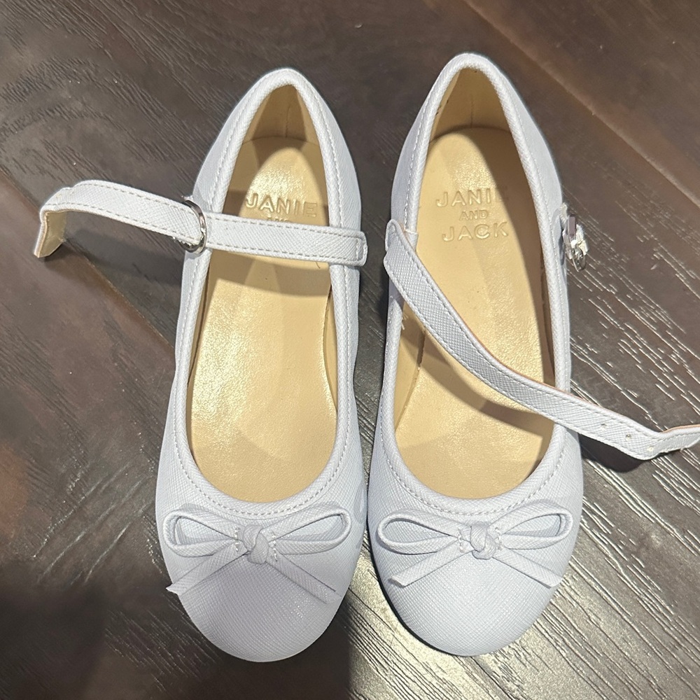 Janie and Jack Powder Blue Kids Ballet Flats